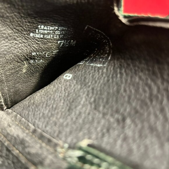 Vintage Green Lizard Cowboy Boots Code West Women’s - Size 7.5 - Picture 8 of 8